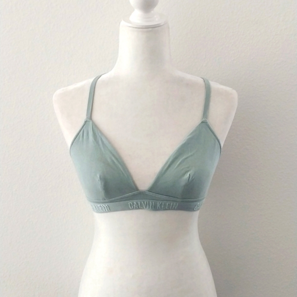 Calvin Klein Women's Light Green Bralette Size Small - Picture 8 of 8
